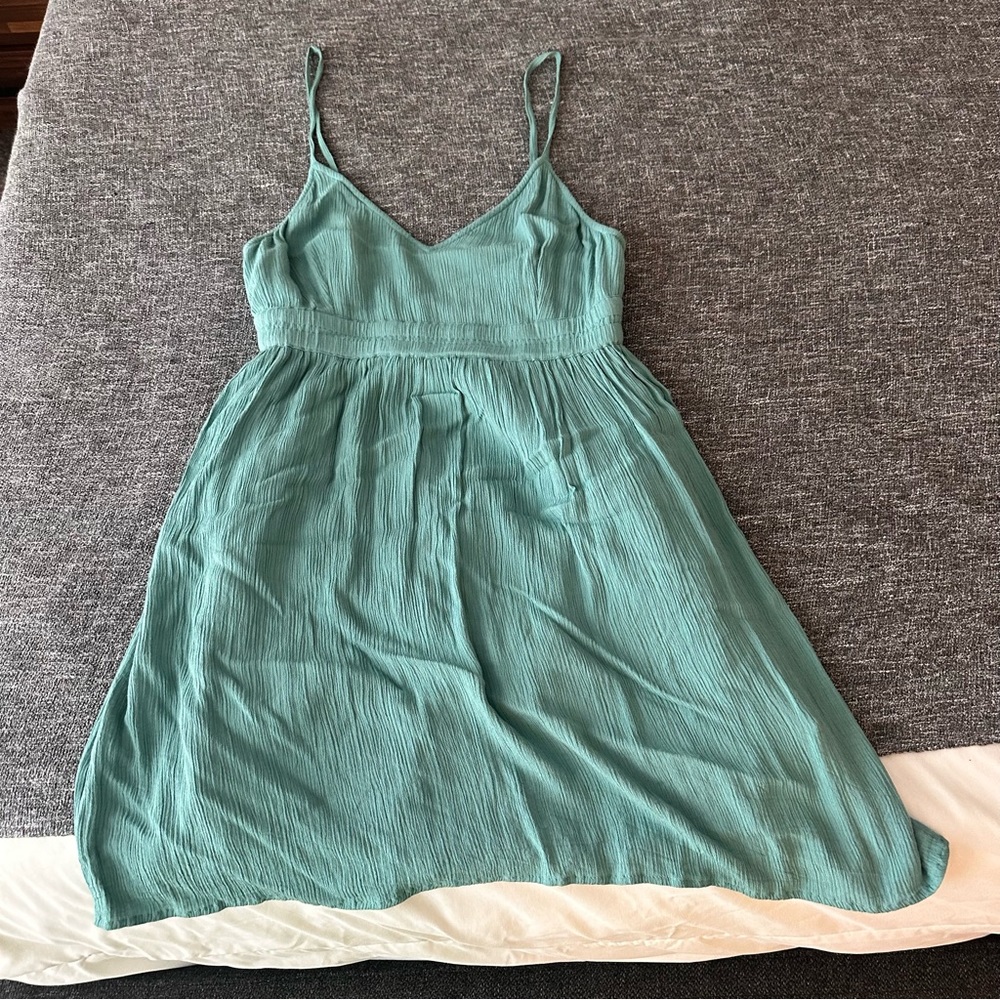 O’Neill coverup dress, green, size M
